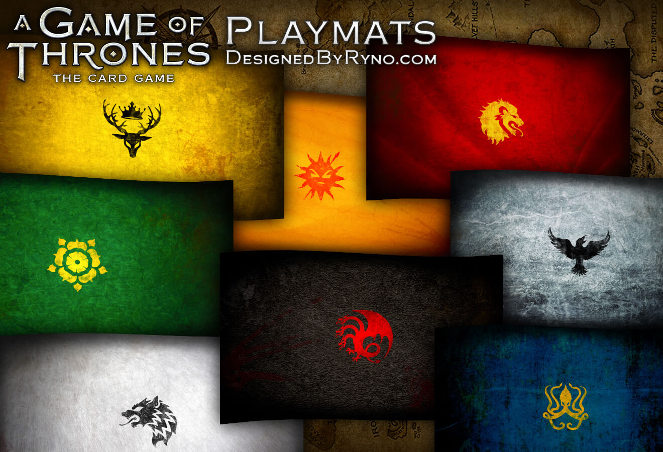 Playmats designed by ryno